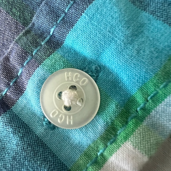 Hollister bundle of 2 Plaid Short-Sleeved Button Down Shirt Size Men’s Small EUC - Picture 10 of 12